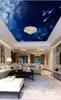 Wall Art Painting Living Room Bedroom Ceiling Backdrop Wallpaper 3D Beautiful night sky meteor ceiling mural8471076