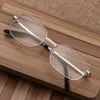 Lunettes de soleil Unisexe Flexible Portable Metal Ultra Light Reading Lunettes Lunettes Vision Care 1.00- 4.0 Dioptères