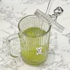 Wine Glasses Bear Glass Drinking Cup Sippy With Lid Household