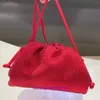 Bottgss Ventss original pouch tote bags online store Womens bag 2024 autumn and winter new crystal cloud fashion one shoulder messenger With Real Logo