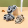First Walkers 2022 new autumn/winter shoes for kids toddler boys shoes short fur outdoor tennis fashion small kids sneakers ue 15-25 240315