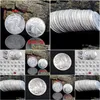 Arts And Crafts Liberty Coins 63Pcs Usa Walking Bright Sier Copy Coin Fl Set Art Collectible Drop Delivery Home Garden Gifts Otmvo