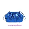 Designer Bottgss Ventss Bolsa Tote Bags para Mulheres Loja Online Texturizado Saco 2024 Verão Novas Mulheres Simples No Ombro Rede Vermelho Com Logotipo Real