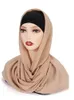 Muslim Square Chiffon Hijab Scarf for Women Big Size Premium Headscarf Solid Color Muslim Fashion Islam Clothing Shawls Ladies 240314