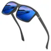 Clássico polarizado óculos de sol dos homens design da marca condução ciclismo pesca quadro quadrado óculos de sol masculino uv400 gafas de sol ldd240313