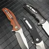 High Quality 0606 Assisted Flipper Tactical Pocket Folding Knife 440C Blade G10/Wood Handle Outdoor Rescue Camp Hunting Survival Multi-tool EDC 0562 0808 0022 0393