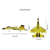 2,4 g Glider RC Drone Flanker-E SU35 Aile fixe Airplane télécommande Airplane Electric avec LED Toys Outdoor Plan RC SU-35 240307