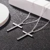 Designer Populära Tiffay och Co Womens halsband med Diamond S925 Sterling Silver Cross Pendant CLAVICLE Kedja