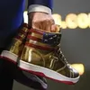 T Trump Shoes Дизайнерские кроссовки The Never Surrender High Top Повседневная баскетбольная обувь Дизайнерские кроссовки Ts Gold Custom Мужчины Женщины Спортивные кроссовки на открытом воздухе
