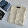 chandail de chasque ralph pullteurs de broderie tricotée femmes à manches longues en tricots à manches