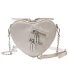 Top Schoudertassen Mode Valentijnsdag Designer Handtassen Liefdesketting Kleine CrossBody Tas Westerse Stijl Dames Tote 240311