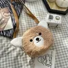 Shoulder Bags Japanese Style Kawaii Bag Women Cartoon Plush For Crossbody Small Phone Purse Bolsa Feminina