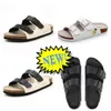 2024 Top quality GAI Mens Slipper Slides Sandals Soft Suede Leather White Outdoor Platform Slippers