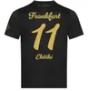 24 25 Eintracht Frankfurt 125 Aniversario MARMOUSH SKHIRI Kit DFB POKAL FINAL KIT Jerseys de fútbol 2024 2025 RODE ACHE Camiseta de fútbol Uniforme 125o Oro negro