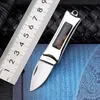 Taktiska knivar 7CR17Mov Steel Blade Mini Folding Knife Harts Handle Liten Camping Knife Pocket Outdoor Portable Keychain Tool för Survivall2403