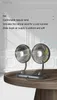 Electric Fans Portable Mini USB Fan Silent Handheld Double Head Air Cooling Office Car Home Room Table Creative 4.5 240316