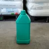 Pot en plastique de 5 kg, bouteille en plastique vert et blanc, bouteille de détergent, bouteille de savon pour les mains, bouteille d'eau désinfectante