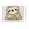 Carpets Non-slip Doormat Cute Sloth Bath Kitchen Mat Outdoor Carpet Indoor Modern Decor