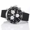 T120417A Waterproof Quartz Watch Seastar Men's Sports ETA G10212 Rörelse Gummistem T125617A Men Fashion 0127206W2531