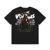 T-shirt homme Vloness chemise haikyuu mode jeu femme marque Vlonees caillot rétro obscurité imprimé haute gramme lourd double coton anime décontracté chemises à manches courtes pour hommes