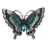 Broches en strass de papillon cristal vintage corsage mousseux de personnalité épingles