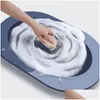 Bath Mats Bathroom Absorbent Mat Tpr3.5Mm Diatom Mud Door Fast Drying Carpet Drop Delivery Home Garden Accessories Otzj3