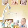 Dekorativa figurer baby sängklocka hängande musiklåda roterande mobil leksak mekaniska barn pojkar flickor står