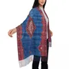 Foulards Antique Bohème Soie Persane Tapis Écharpe Wrap Pour Femmes Longue Hiver Chaud Gland Châle Unisexe Turc Ethnique Kilim