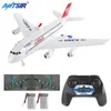 Boeing 747 Airbus A380 RC avion 2.4G 2CH télécommande avion à voilure fixe RC jouets cadeau pour enfants 240307