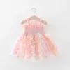 Платья для девочек Детская летняя одежда, новое девичье платье принцессы с крыльями бабочки для детей, платье на плечо, праздничные платья для девочек 240315