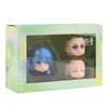 OB11 Testa di bambola con occhi anime 3D carino Cambia facce 112 Testa di bambola BJD per testa GSC Accessori fai da te per regalo ragazza Giocattoli per bambini 240305