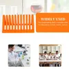 Kitchen Storage 2 Pcs Slide Rack Labs Glass Stands Plate Drain Shelf Specimen Laboratory Pp Drying