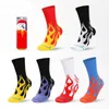 10 pares de calcetines deportivos para hombres Fire Man Funny Happy Woman Gift Basketball Skateboard calcetines Meias Skarpetk Corap Socken 240301