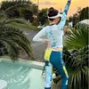 Kadın Mayo İki Parçalı Rashguard Uzun Kollu Mayo Kadınlar Surf Surf Kore tarzı yüzme takım elbise şnorkel giyim plaj kıyafetleri