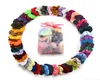 50 colors Solid Girls Velvet Elastic Hair Scrunchie Scrunky Head Bande Ponytail Hairbands ROPE8700323