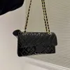 Bags Classic Bag Luxury Patent Womens Leather Flap Handbag Golden/silver Fashion Metal Hardware Wholesale Chain Diamond Quilted Square Shoulder Crossbody