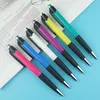 Colorful Ballpoint Pen Custom LOGO Press Capacitive Sensor Writing Tablet Computers Touch Two In One Suitable Learning Office 1.0 Mm Black Ink HZ140