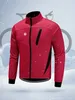 Ciepły rowerowy płaszcz sportowy wiatroodporny deszcz ciężka kurtka zimowa ubrania rowerowe dla mężczyzn 240312