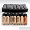 Fundação Maquiagem Fl Erage 35ml Primer Hidratante Spf 15 Contorno Líquido Cosméticos 9 Cores Make Up Woman Foundations Drop Delivery Dhhpz