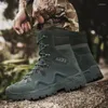 Fitness Shoes Men Hiking High Quality Fishing Athletic Climbing Trekking Boots Lace Up Army Hunting Sneakers Camping Jogging Outdoor