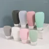 Storage Bottles 30/60/90ml Travel Silicone Dispensing Leakproof Home Bathroom Facial Cleanser Cosmetic Container Lotion Bottle