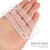 Hangers 50 Stuks Antislip Hanger Strip Jas Grips Siliconen Voor Garderobe Strips Kleding Silicagel Clear Anti-slip