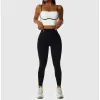 Tanks Ademend 2 Tweedelige Pathwork Yoga Set Vrouwelijke Outfit Fiess Sportwear Damespak Trainingskleding voor Dames Hardloop Activewear