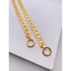 wholesale high quality fashion jewelry 2023 brass gold plated cuban custom chain necklaces