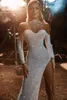 Haute qualité femme robe femmes Sexy perlée robe de Banquet avec fendu Wrap hanche soirée robe de soirée de mariage 240329