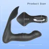 Dualmotor Prostata Massagebaste Swing Anal Plug Sex Toy Smart Heating App Steuerelement männlicher Masturbator -Buttspielzeug für Mann 240312