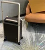 2024 멀티 휠 바둑판 인쇄 여행 가방 클래식 무음 지퍼 장착 케이스 박스