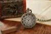 Relógios de bolso clássico escavado relógio comemorativo floral para amigos presente esposa 2024