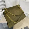 9a torby na ramię kobiety Torby łańcuchowe duże torebki Corduroy Vintage dama designerka torba czarna pikowana crossbody pojemność mody torebka torebka hobo torba hobo