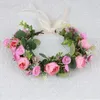 Headpieces Flower Headband Adjustable Hair Wreath Floral Garland Crown Wedding Bridal Accessories Romantic Women Girl Party Decor